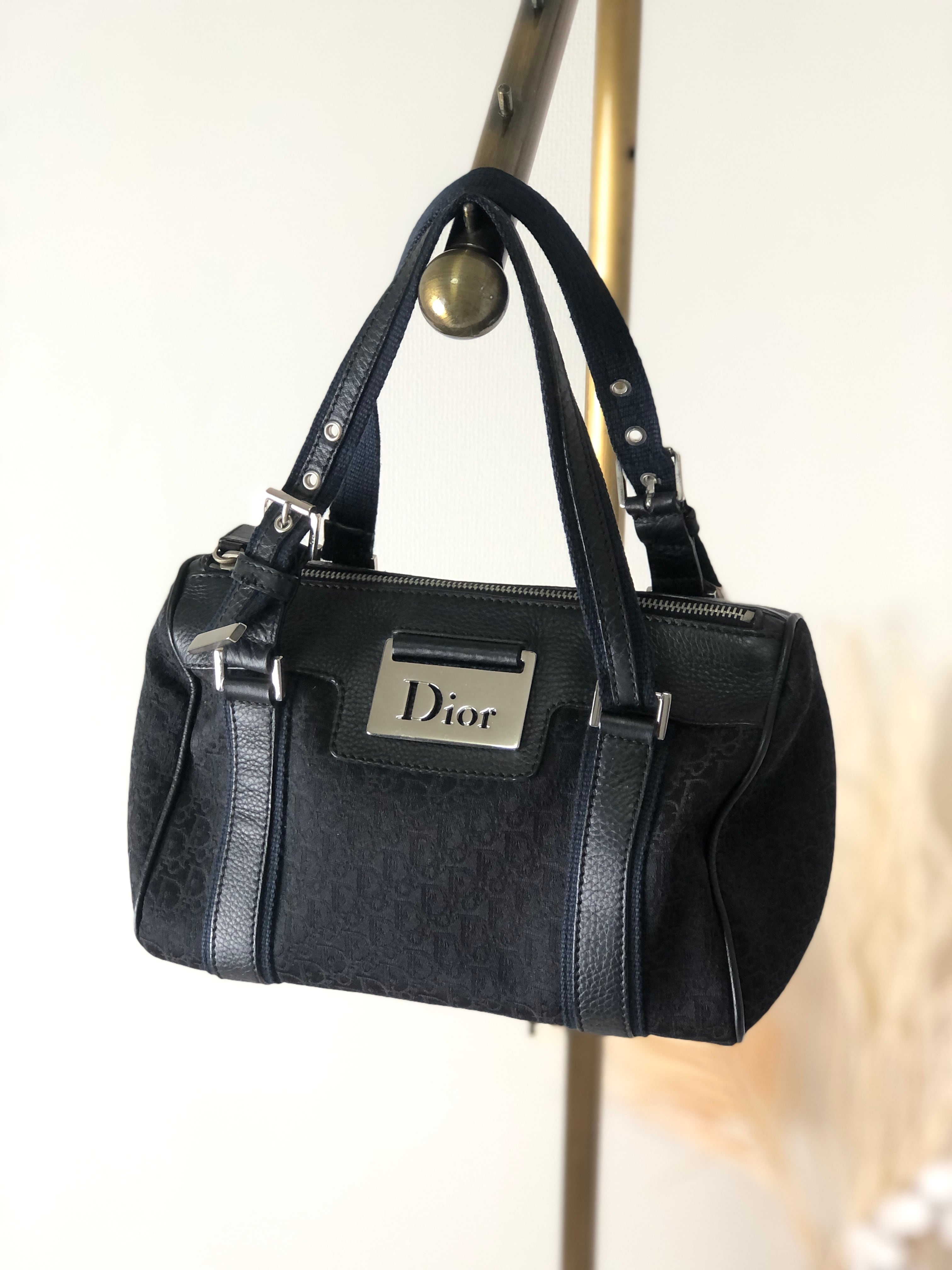 Christian Dior オールドディオール ハンドバッグ ブラック