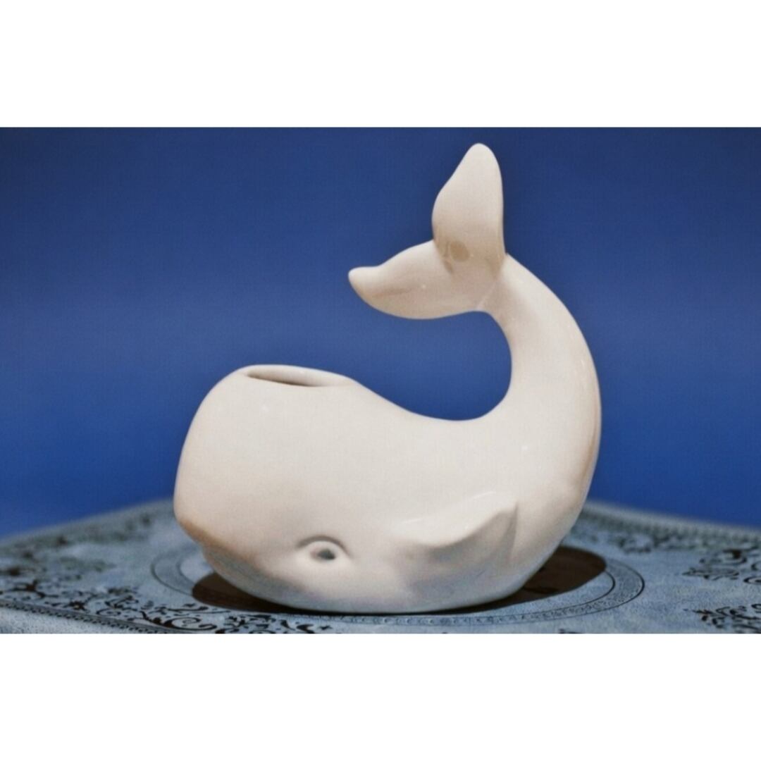 白いクジラのマルチスタンド 一輪挿し 鯨/くじら/ミガルー C0pernicus