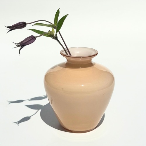 Pink beige vase