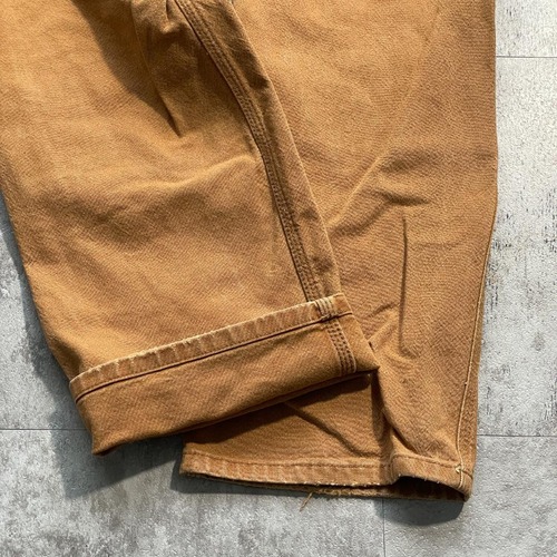 10s ブラウン ダブルニー カーハート Carhartt 34×32 詳細写真16