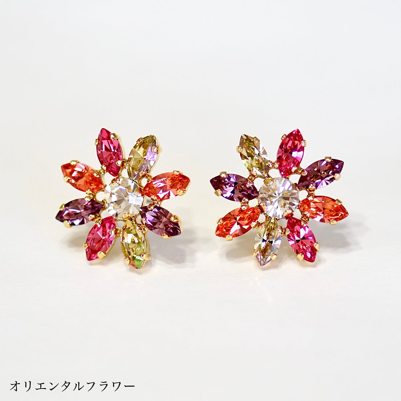 ダリアピアス | MAKI NUMOTO (マキ ヌモト) ｜コスチュームジュエリー
