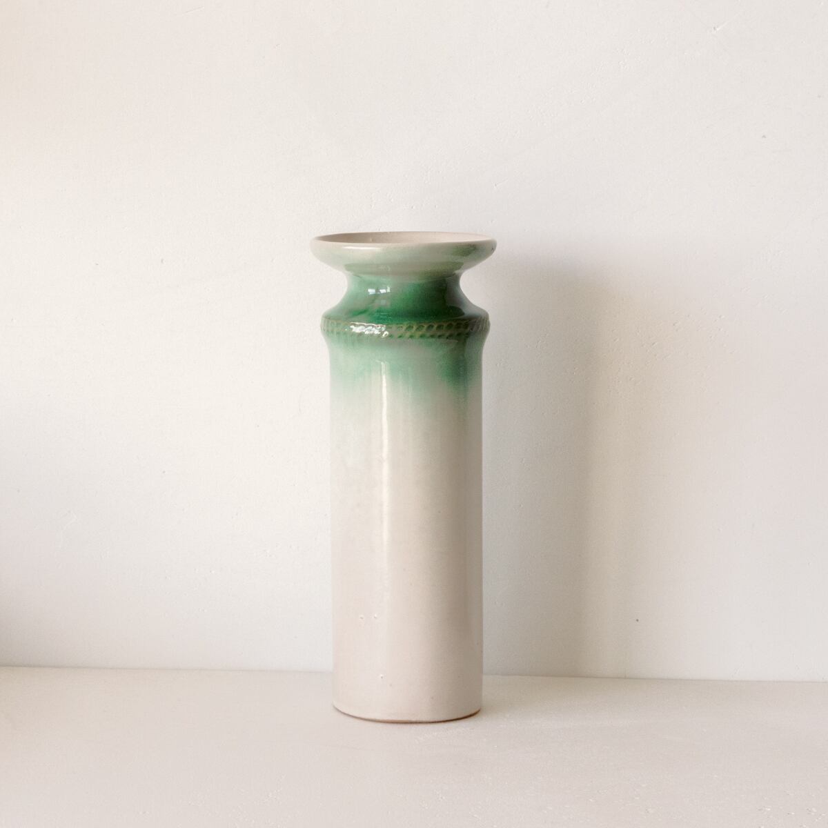 Pottery Green Vase