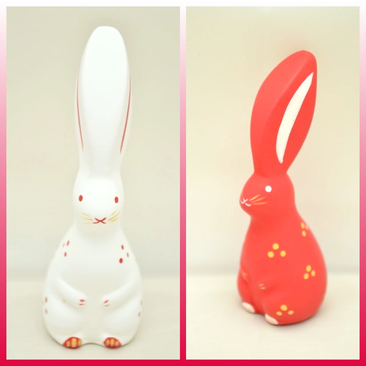 木彫り風 うさぎ貯金箱 | うさぎセレクトショップ森音