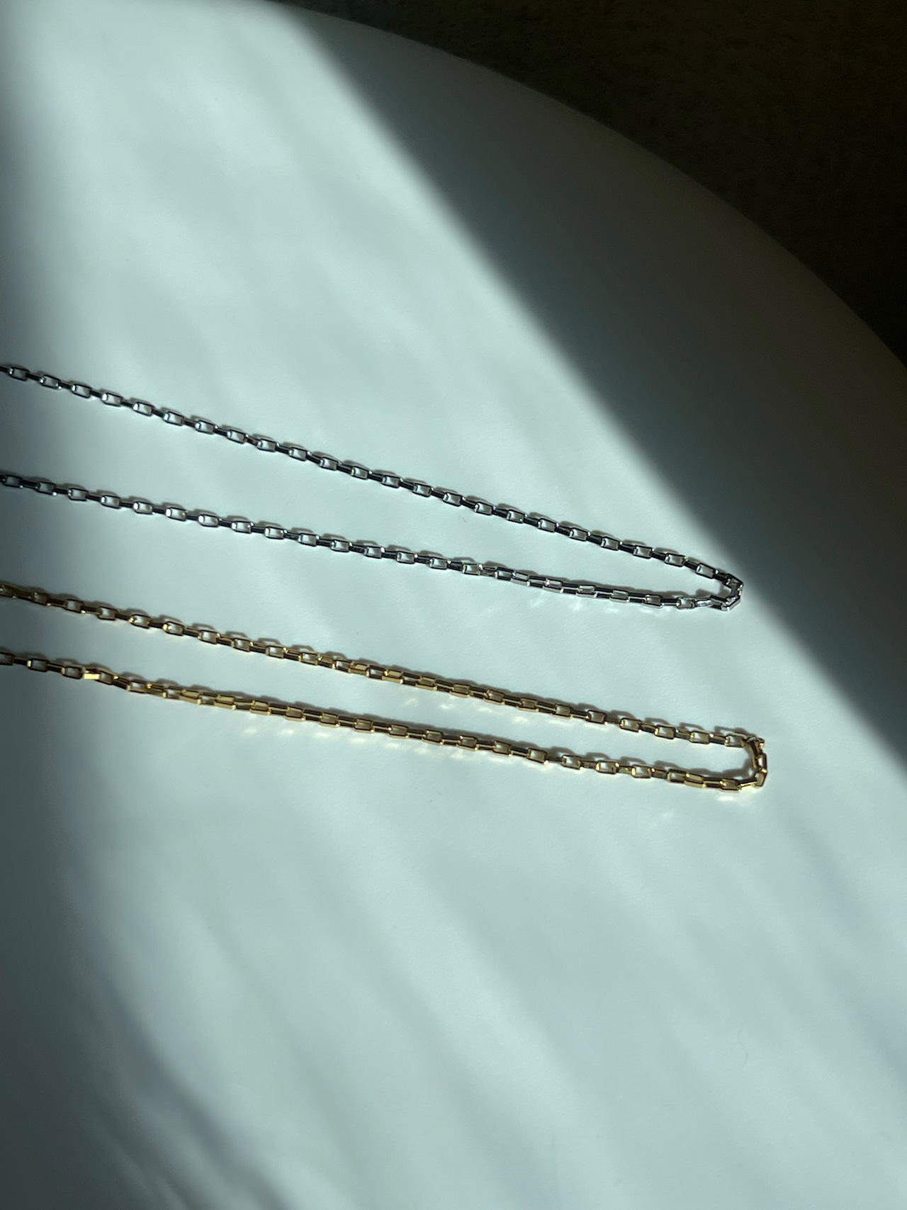 Fine link necklace