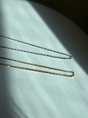 Fine link necklace