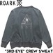 THE ROARK REVIVAL ロアークリバイバル 3RD EYE CREW SWEAT スウェットトレーナー クルーネック RSWJ1153-DGY 日本代理店正規品L