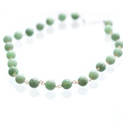 シンプル珠にトレンドを！翡翠眼鏡留めネックレス A貨翡翠 jd_ne1236