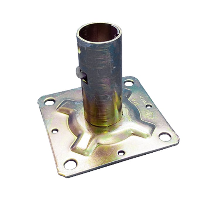 ミニ固定ベースΦ38.1パイプ用 ６０個セット ミニクラシリーズ 農業にくめーる j-1108 just 垣根仕立 ワンタッチ ミニクラ パイプクランプ ドライバーで組立て　専用工具不要の簡易的なミニ固定ベース。特殊サイズの固定ベース