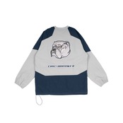 ストリート Chicanoブルドッグ 刺繍 ロングTシャツ T500