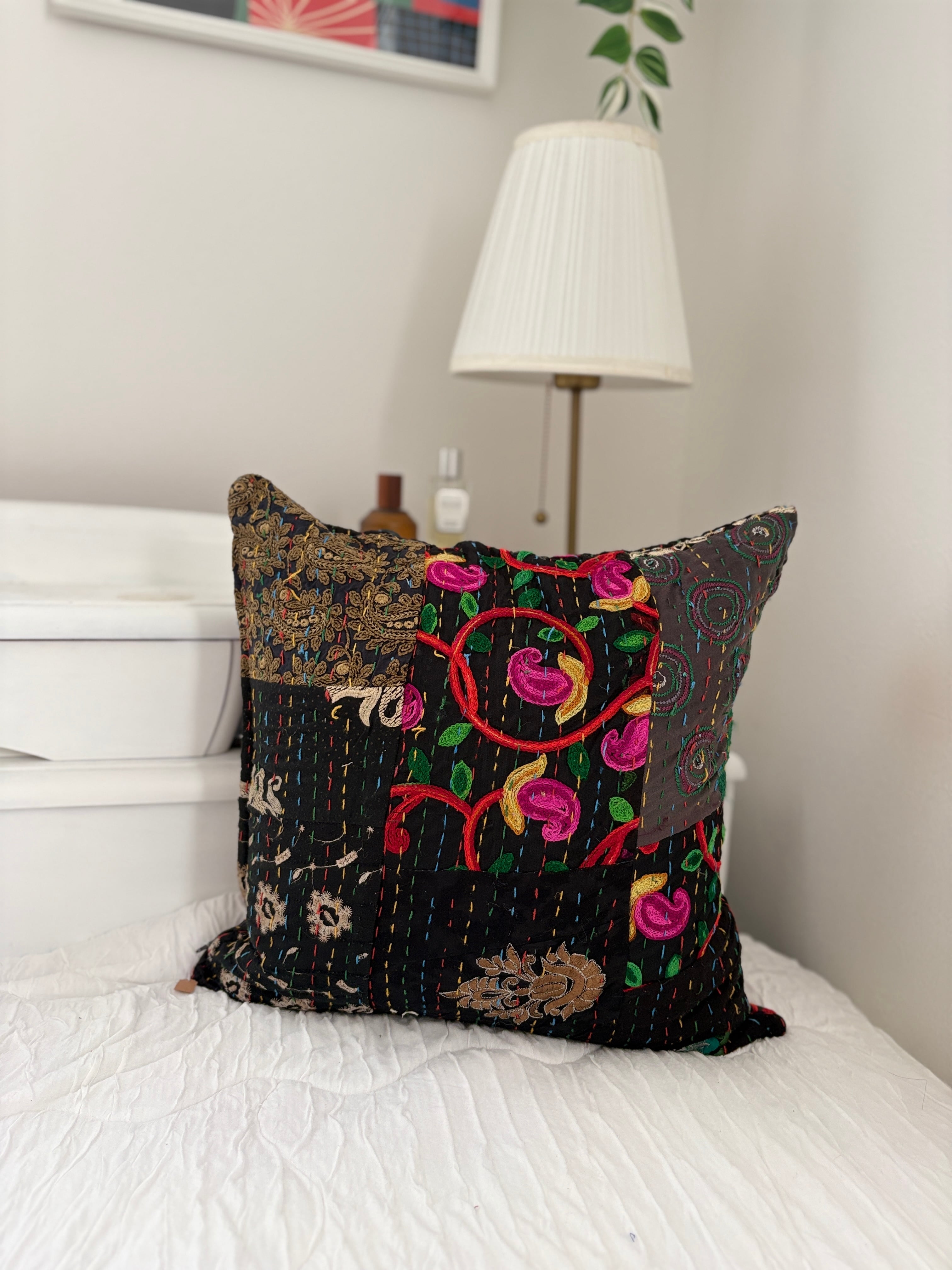 258 Vintage Tulu Sheep Cushion Cover Bヴィンテージ トゥル シープ
