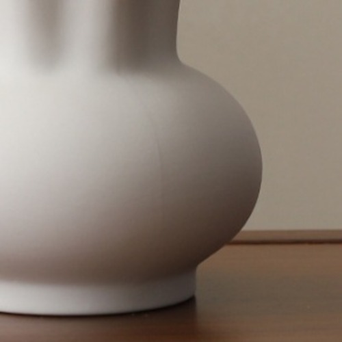セラミック 花瓶 白槐 波型 陶器 白 フラワーベース デザイン インテリア オブジェ モダン エレガント クラシカル