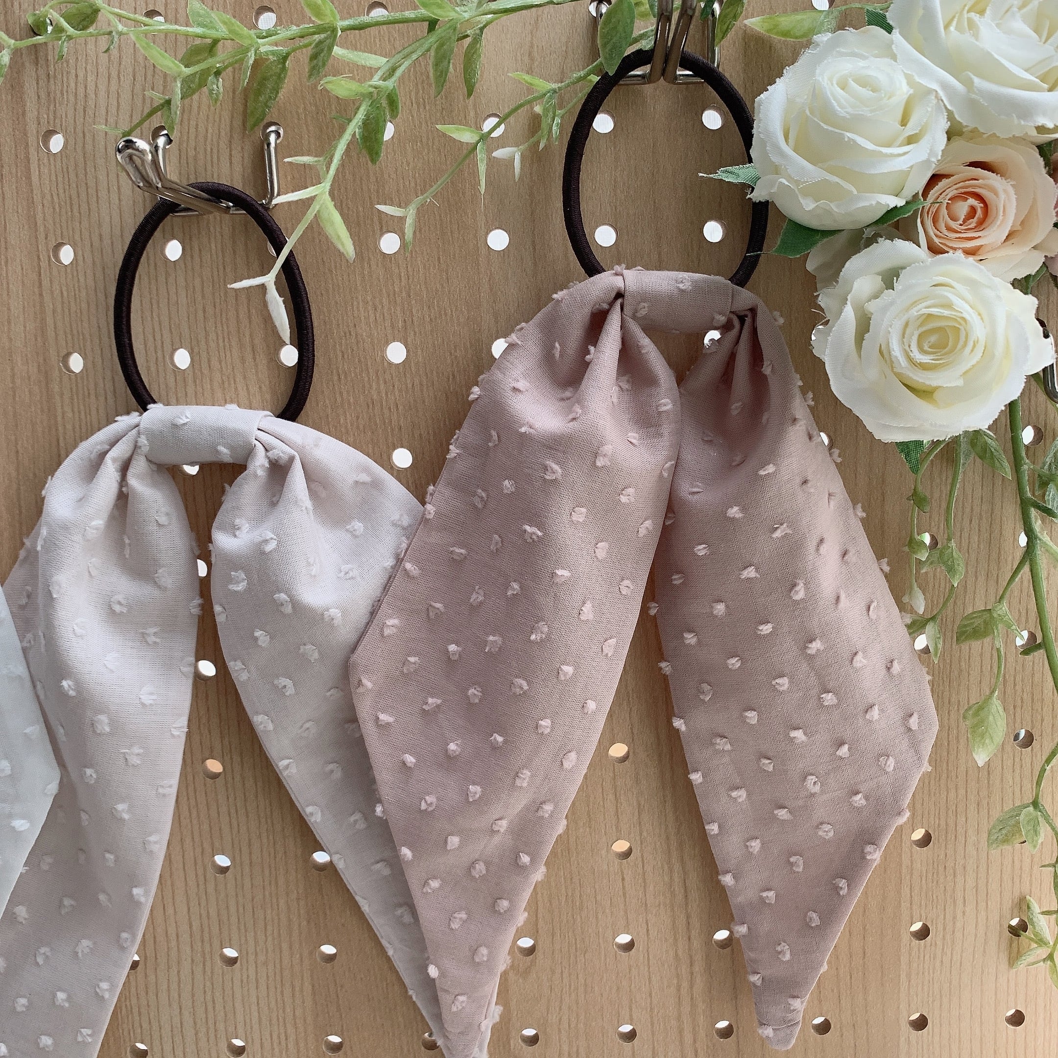 オーダーメイド リバティ ドットミニヨン パッチンピン  ヘアゴム ミニサイズ オーダーメイド リバティ ドットミニヨン パッチンピン ヘアゴム