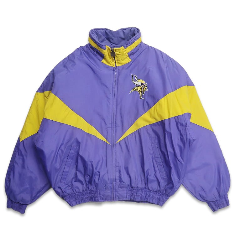古着 90年代 Chalk Line NFL ミネソタ・バイキングス 中綿 ナイロン