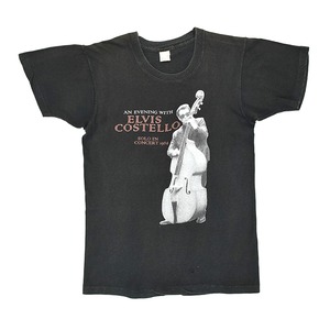 1984 ELVIS COSTELLO エルヴィスコステロ SOLO CONCERT ヴィンテージTシャツ 【S】 @AAA1581