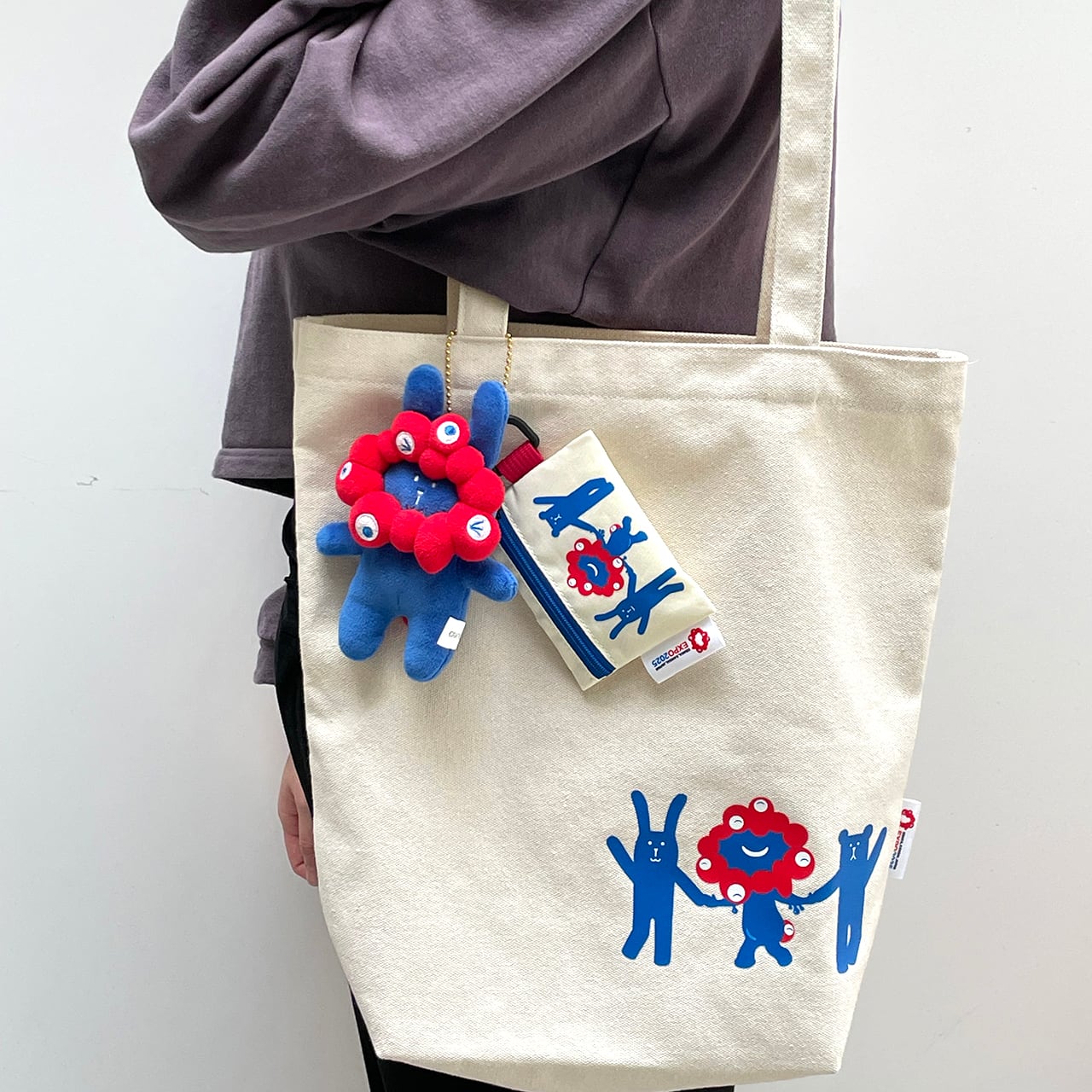 EXPO2025/CH 】 ミャクミャク CRAFTHOLIC ポーチ RAB&SLOTH/ ACT013