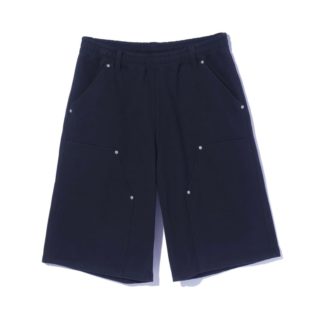 【XLARGE】OG DOUBLE KNEE SHORT PANTS / BLACK【エクストララージ】
