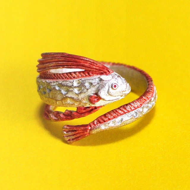 《魚/リュウグウノツカイ》リング 指輪 (フリーサイズ) Palnart Poc パルナートポック RN193