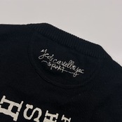 Castelbajac カステルバジャック MR.BEAR クマ刺繍 Vネック ウール ニット ベスト 4/ブラック系 メンズ ゴルフ