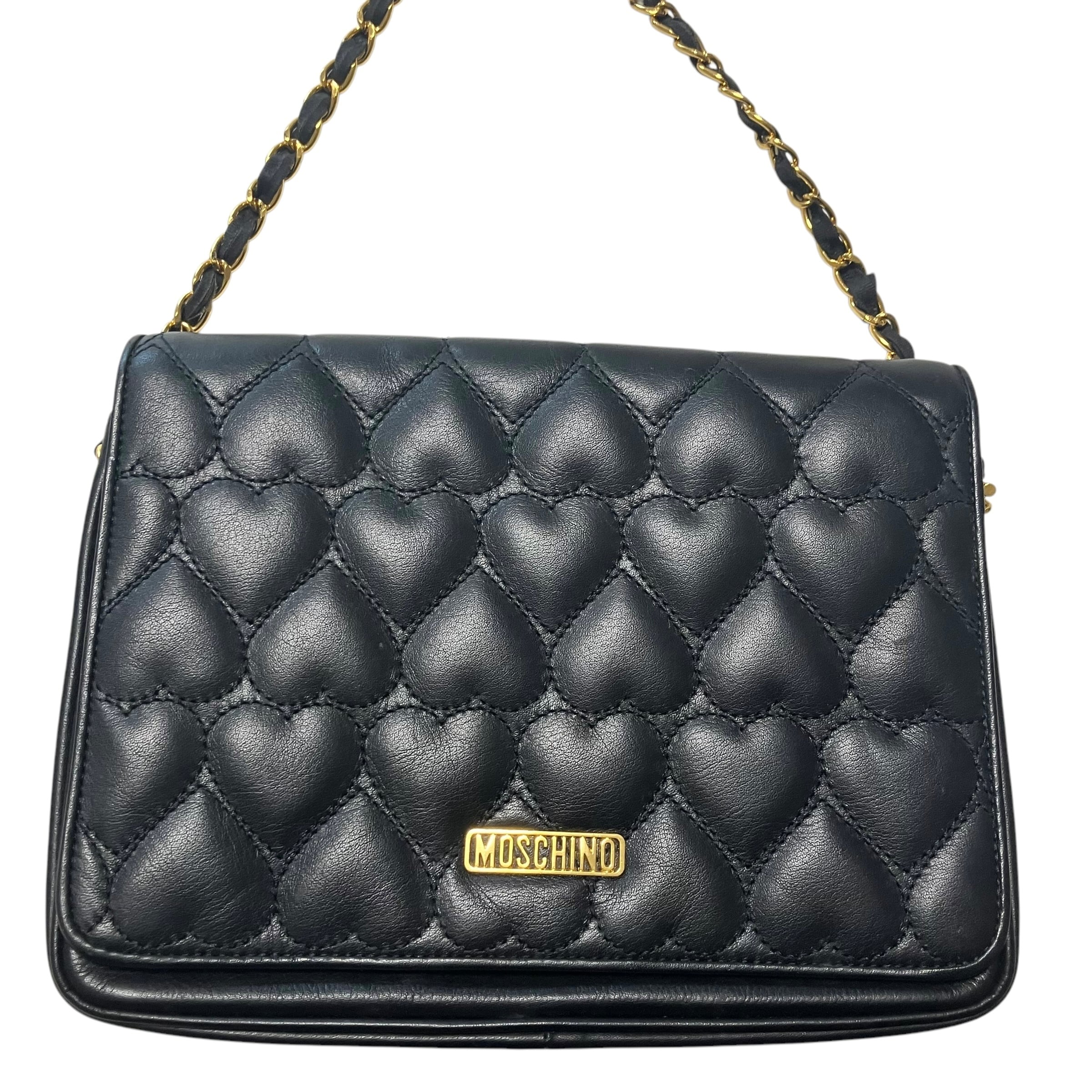 moschino shoulder bag Black モスキーノ ショルダー バッグ ブラック