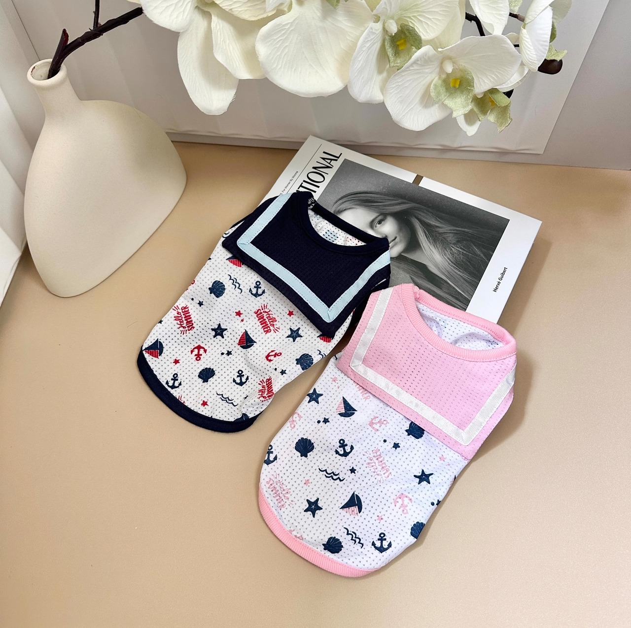 即納【NALU  select】　セーラータンクトップ(navy)Mサイズ