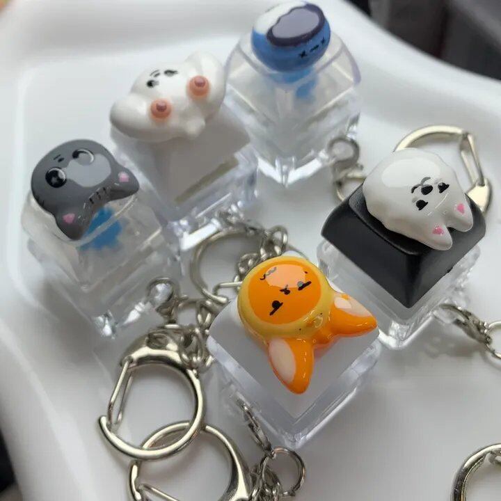 ☆TXT ハンドメイド キーキャップキーホルダー！ | もごつ
