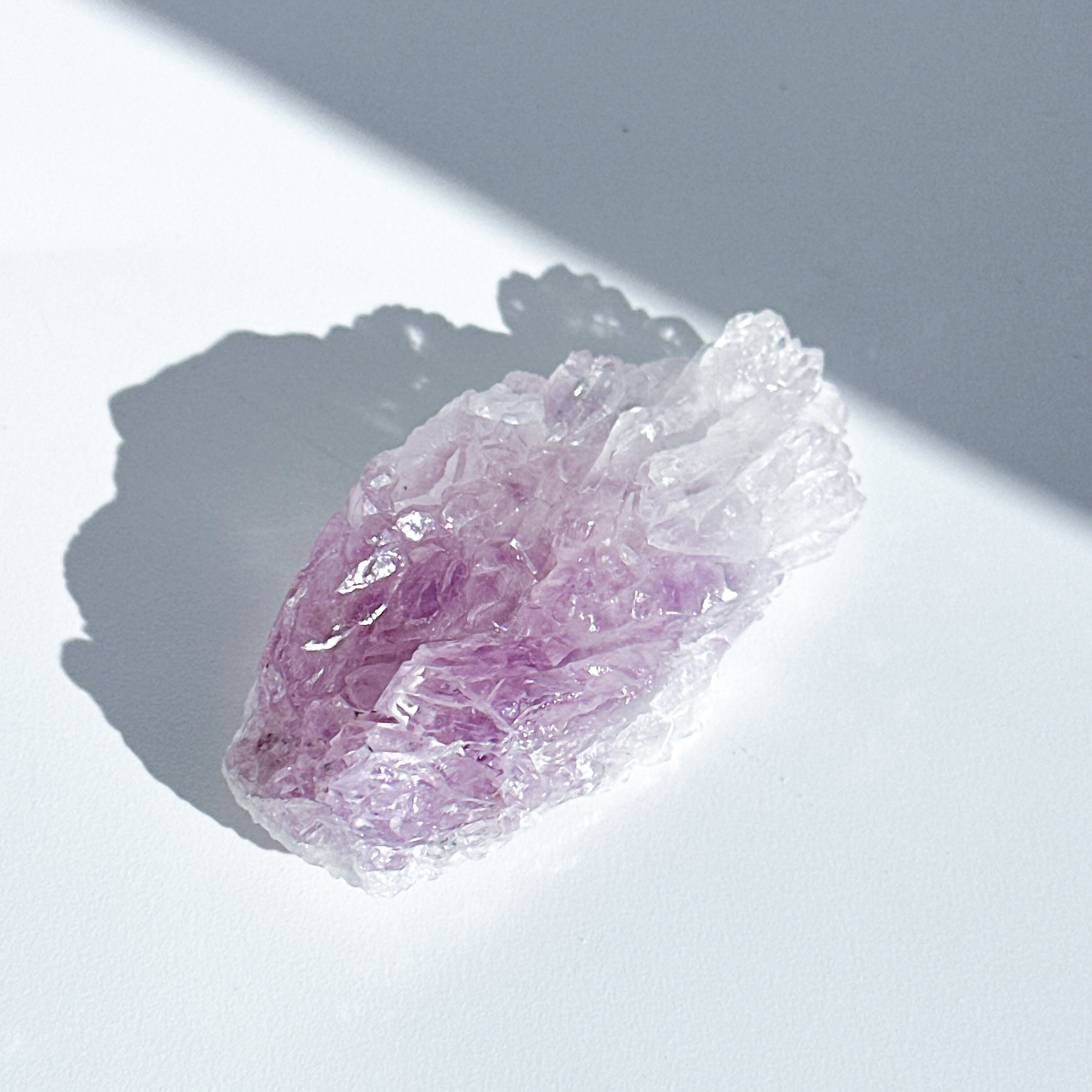 フラワーアメジスト プレート風 25◇ Flower Amethyst ◇天然石・鉱物・パワーストーン