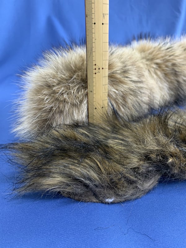 北海道産 ニホンタヌキ ボリューム加工 フードファーリメイクサービス