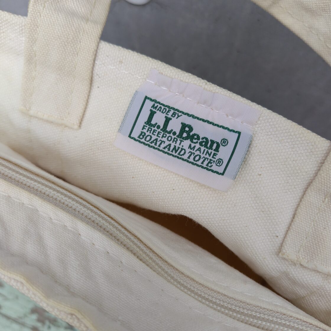 レアカラー ベージュ 90s L.L.Bean トートバッグ 内ポケット付き | Pay ID