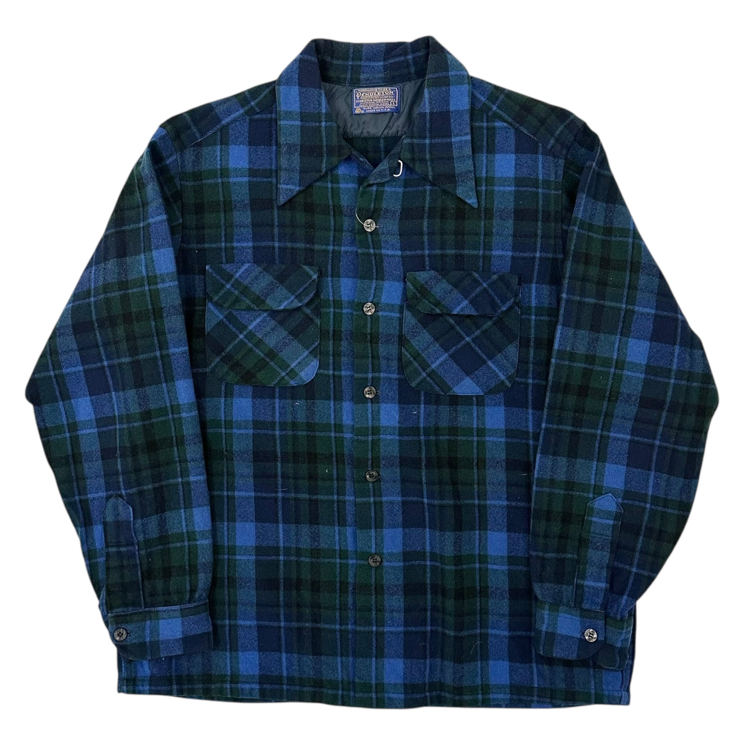 70s Pendleton ボードシャツ 70s PENDLETON BOARD SHIRTS BLUE | BerBerJin Yuhodo