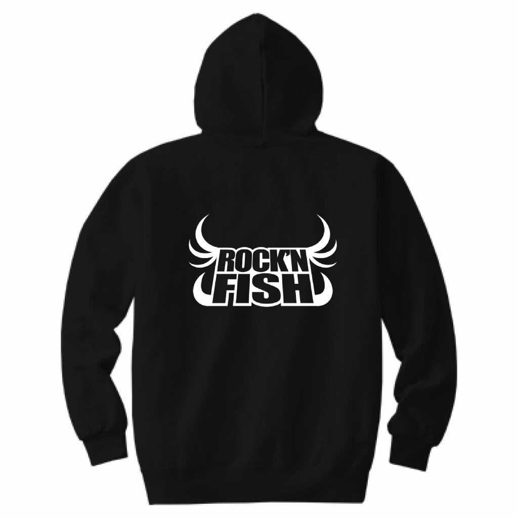 Rock'n Fish バックロゴパーカー ブラック | 釣りビジョン公式