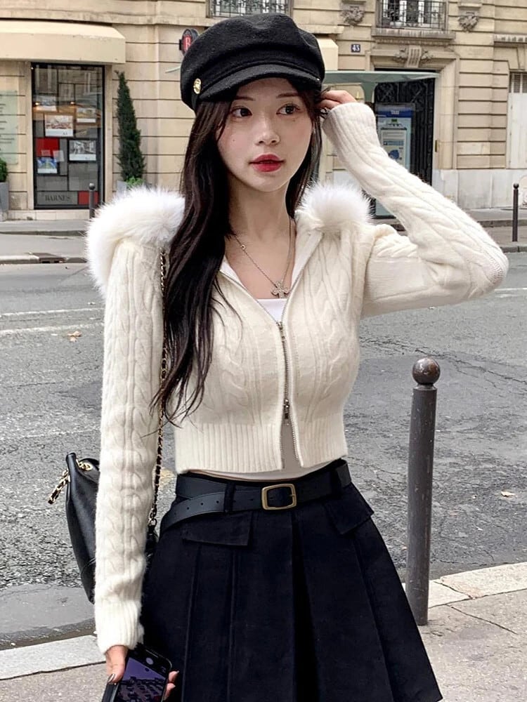 ジャケット・アウター UNKNOWN fur jacket Y2K unknown fur reversible jacket y2k ギャル y2k unknown fur zip parka