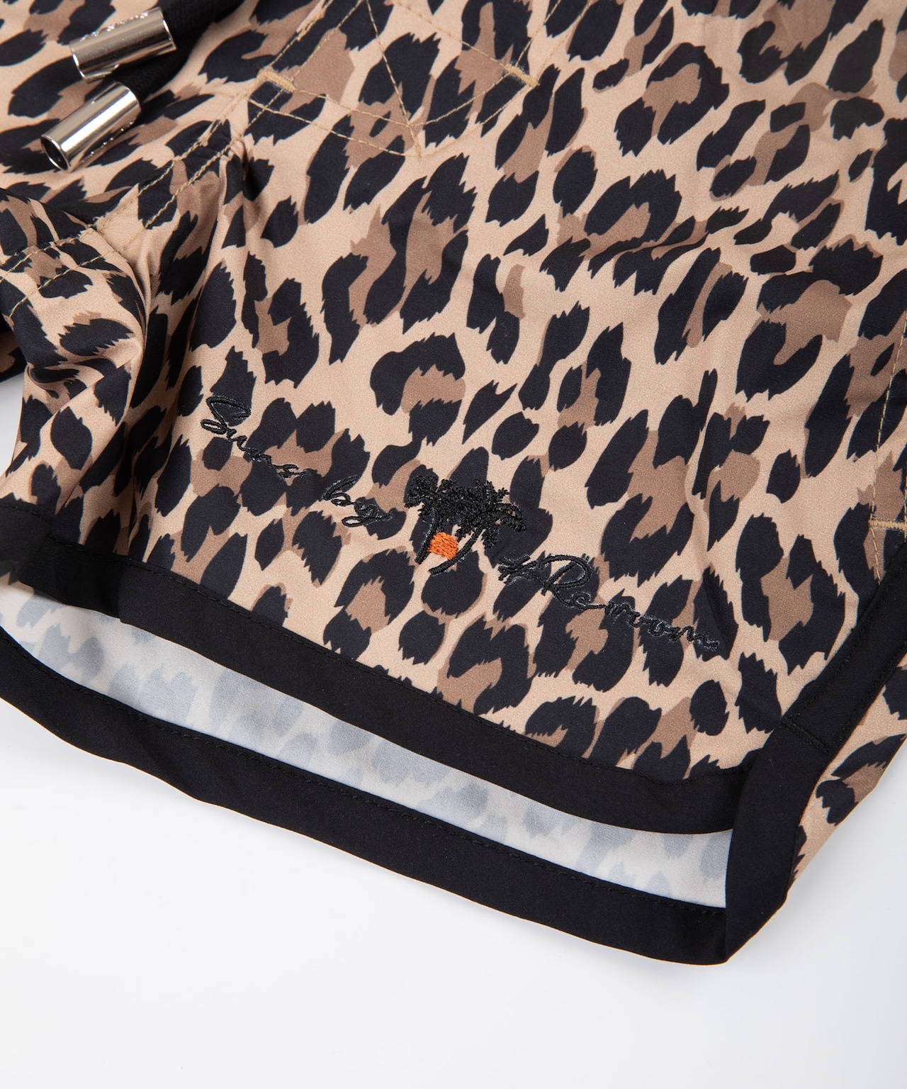 【mini】LEOPARD PIPING BOARDSHORTS for KIDS［RSW076］