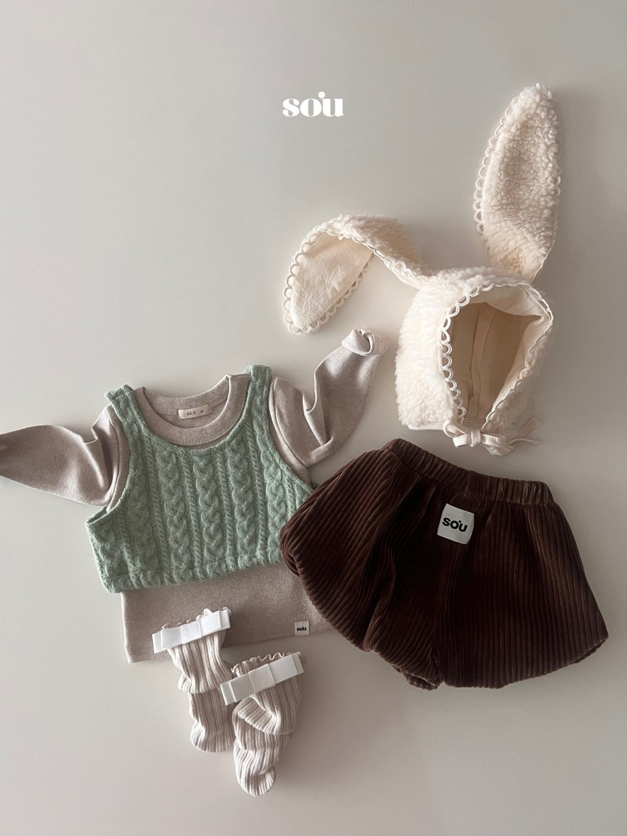 SO U［取寄］rabbit fur bonnet 26winter