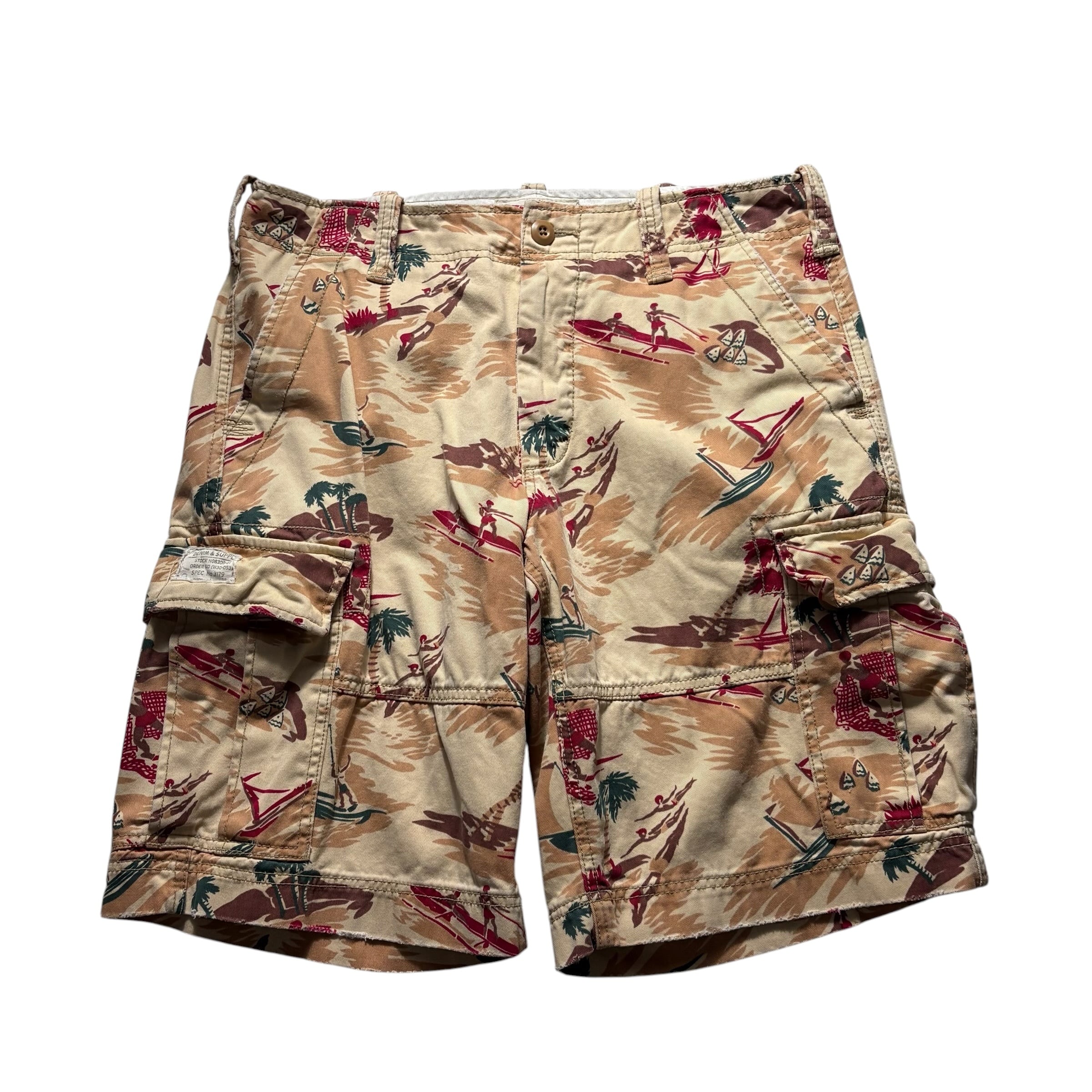 DENIM&SUPPLY RALPH LAUREN wide cargo shorts | NOIR ONLINE