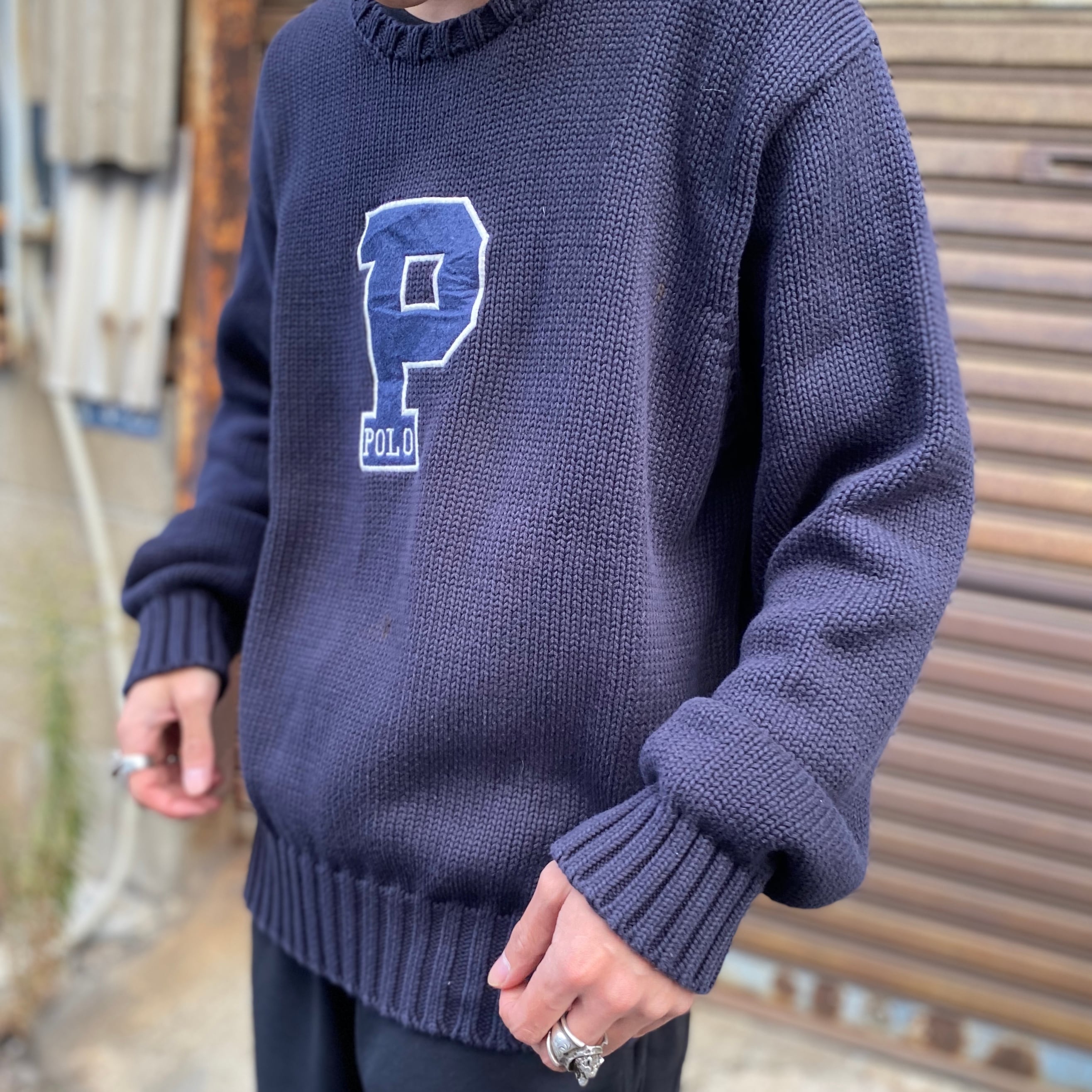 Polo by Ralph Lauren ポロバイラルフローレン Pワッペン コットン 