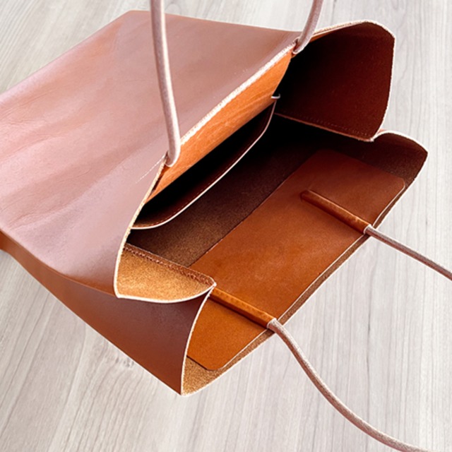 大人の革袋 S・コニャック[受注製作品]