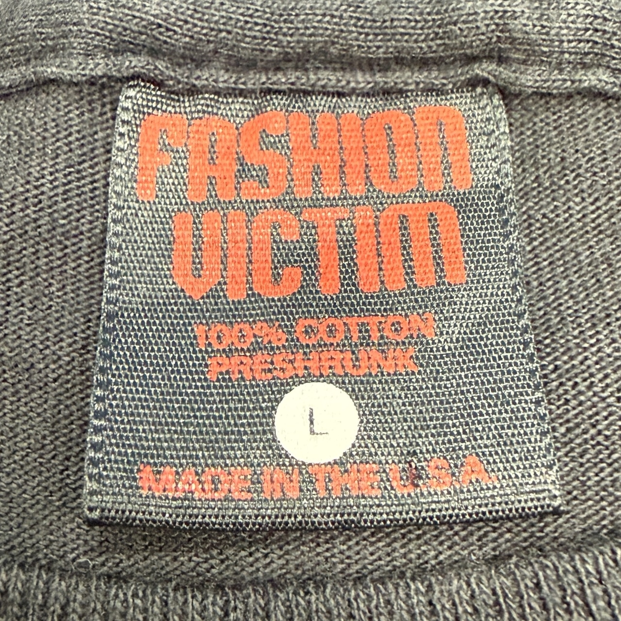 【FASHION VICTIM】ファッションヴィクティム "NAME YOUR POISON" 90's Vintage Tシャツ