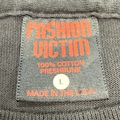 【FASHION VICTIM】ファッションヴィクティム "NAME YOUR POISON" 90's Vintage Tシャツ