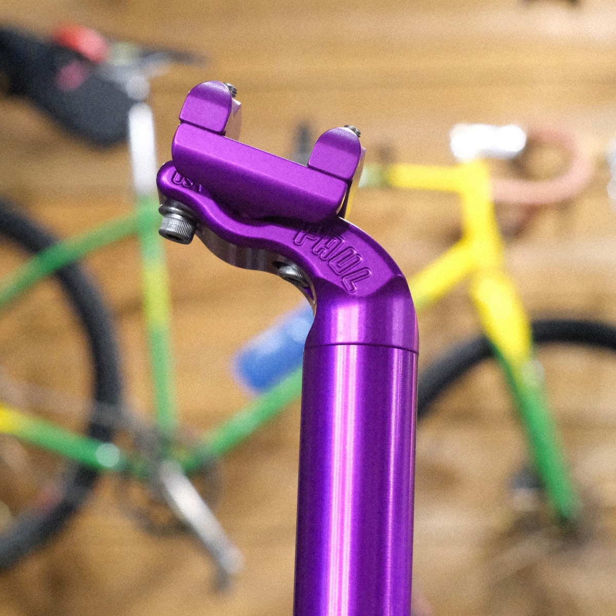 PAUL COMPONENT】TALL AND HANDSOME SEATPOST(PURPLE) | Humhumhug 