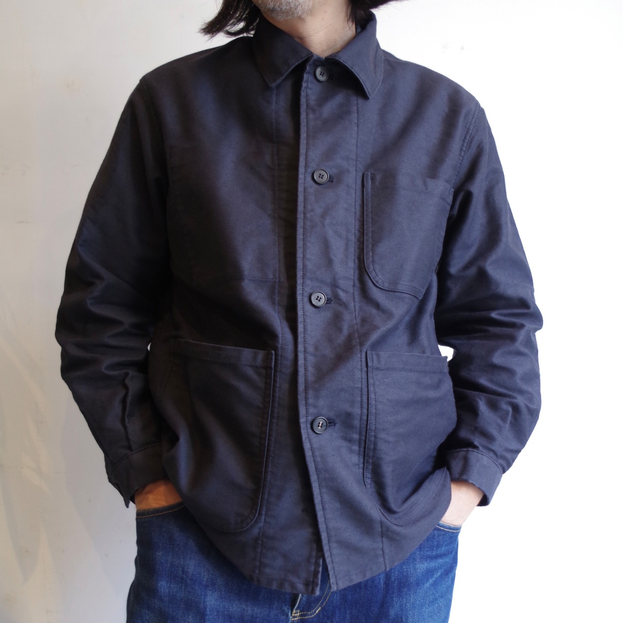 PERSONAL MATTERS  PROJECT N° 19 COTTON MOLESKIN CHORE JACKET
