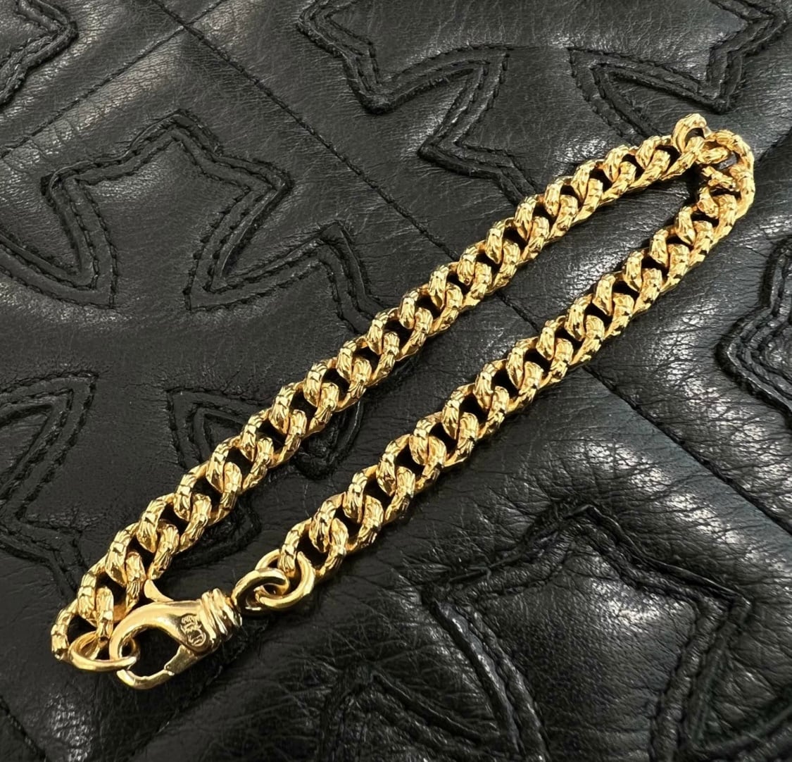 CHROME HEARTS 22K Extra Mini Fancy Chain Bracelet クロムハーツ 22K