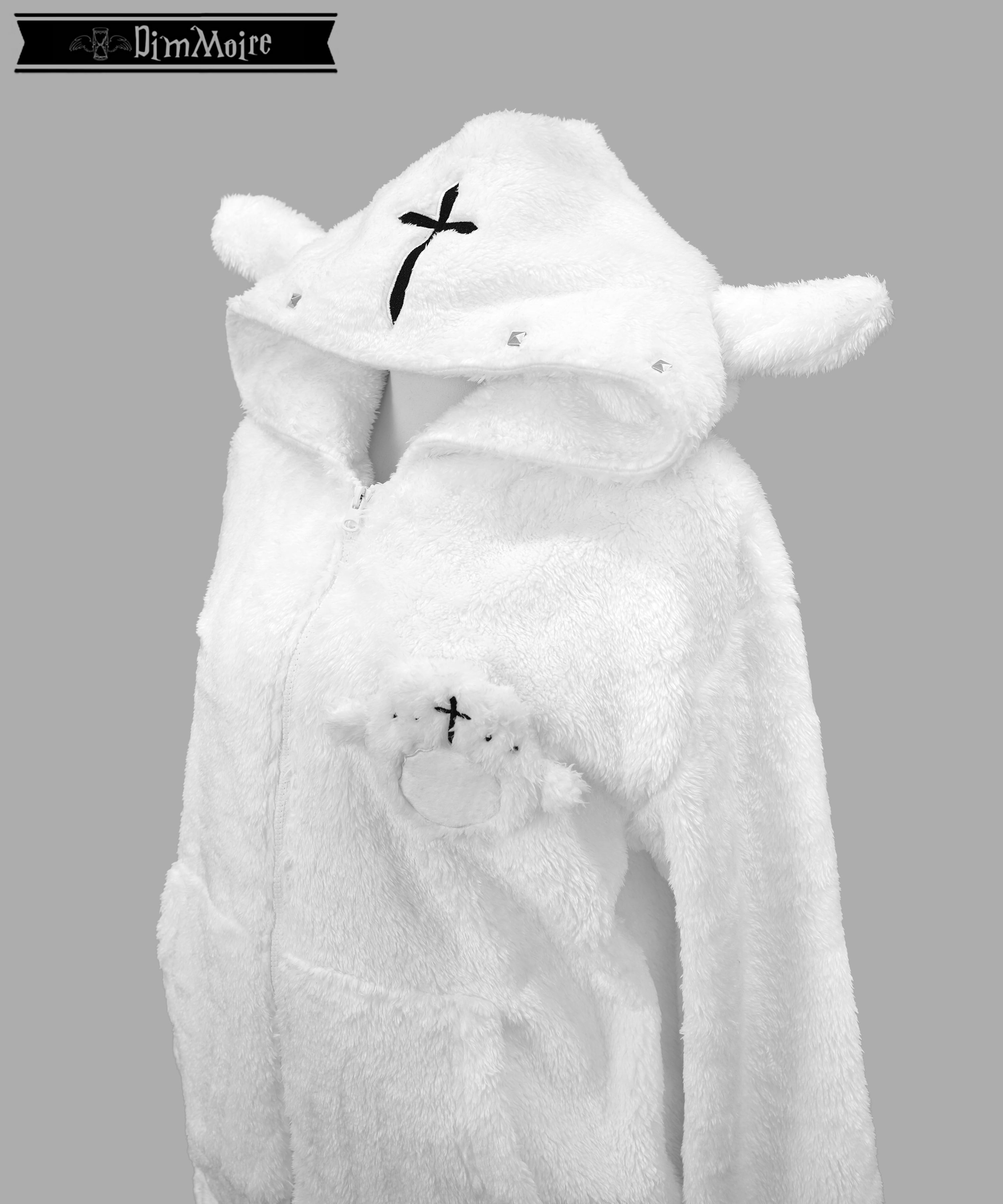 DimMoire ディムモアール 子羊ちゃんもこもこルームウェア White M