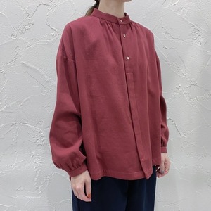 vm Wガーゼハイネックシャツ