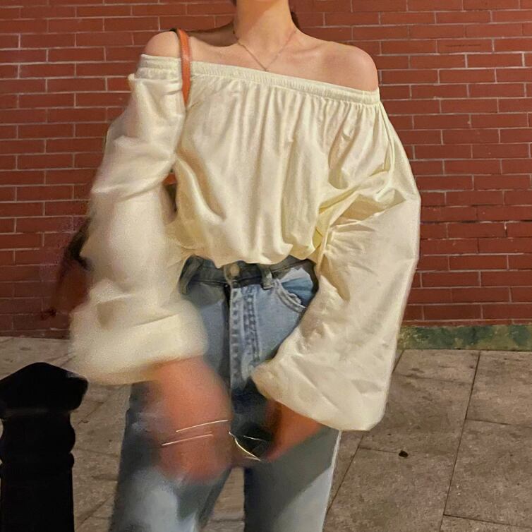 スタイルスリーブシャツ 薄手サマートップス ロング 夏物 モンロー4809490668