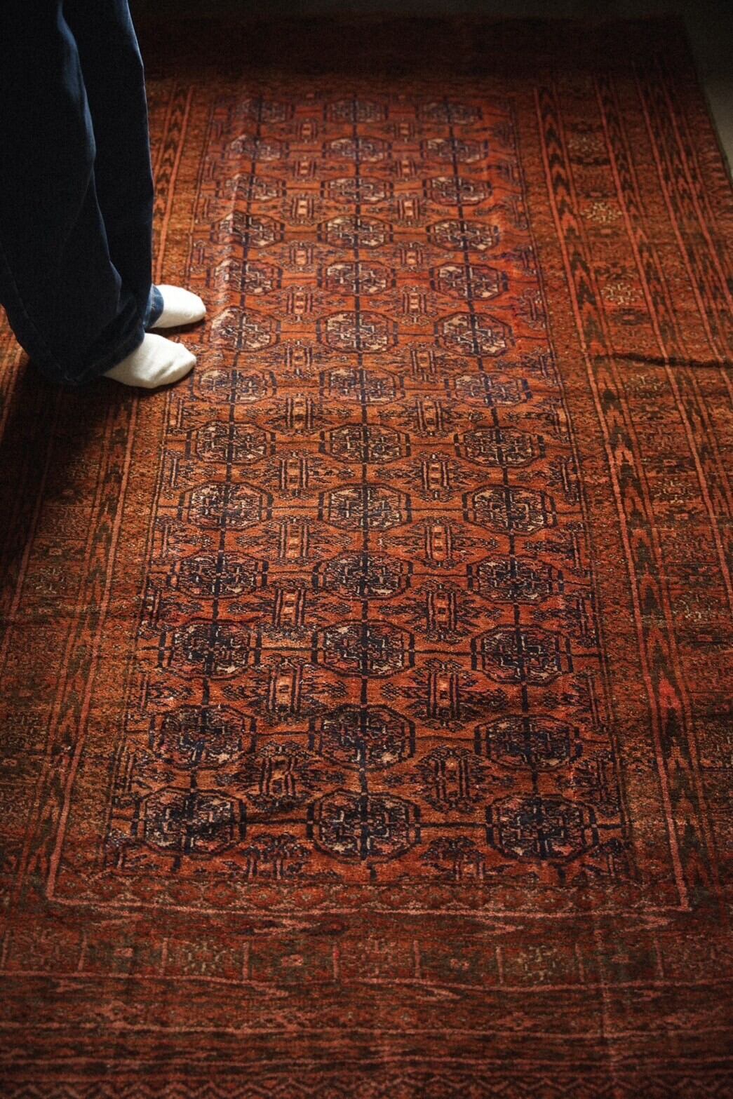 1170-Vintage Turkmen rug | 手織りのヴィンテージラグ専門店 | Bahr