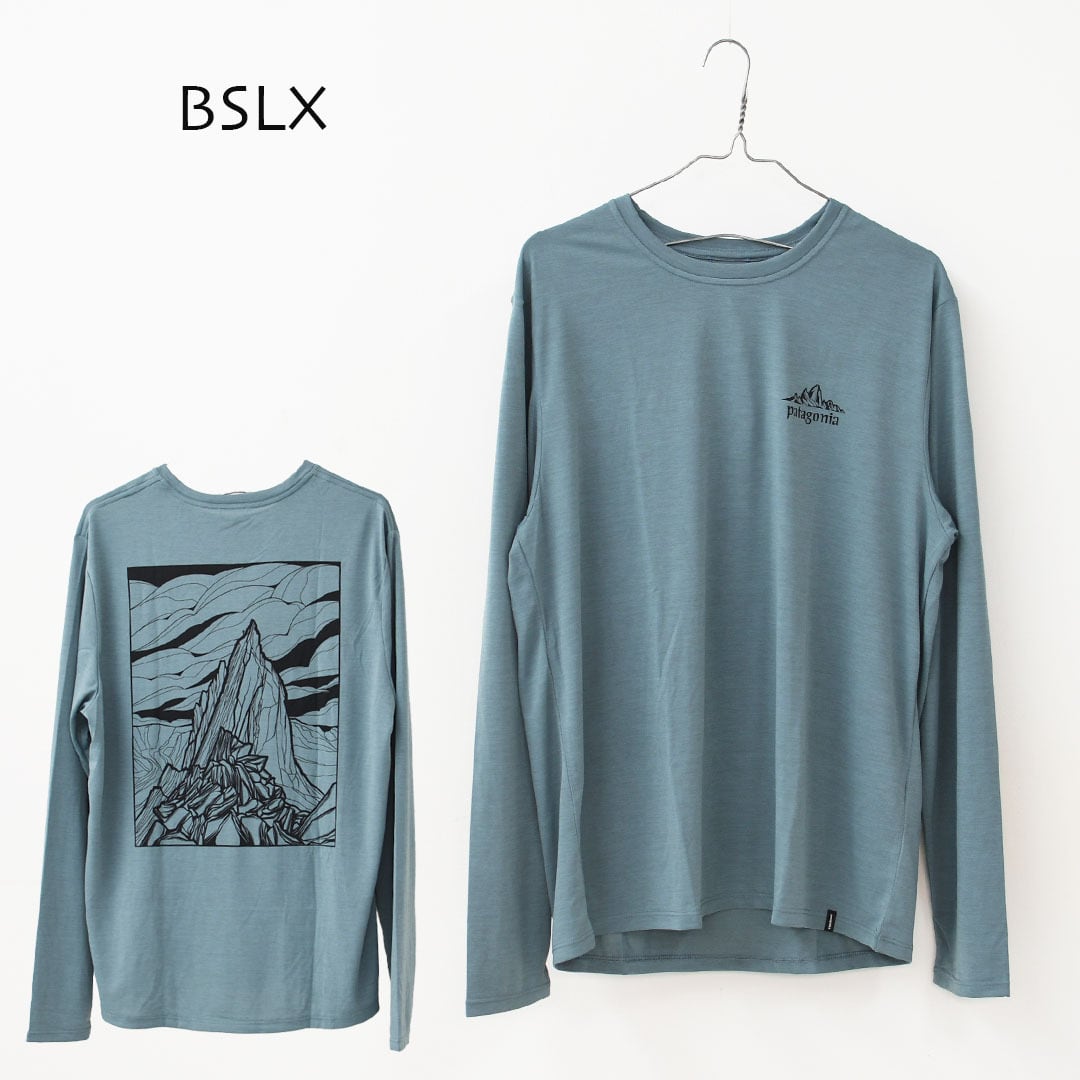 Patagonia スロープランナー M キャプリーン 長袖 Tシャツ S 登山 パタゴニア メンズ ロングスリーブ キャプリーン クール デイリー