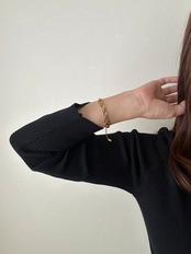 SS オーバルリンクチェーンブレスレット