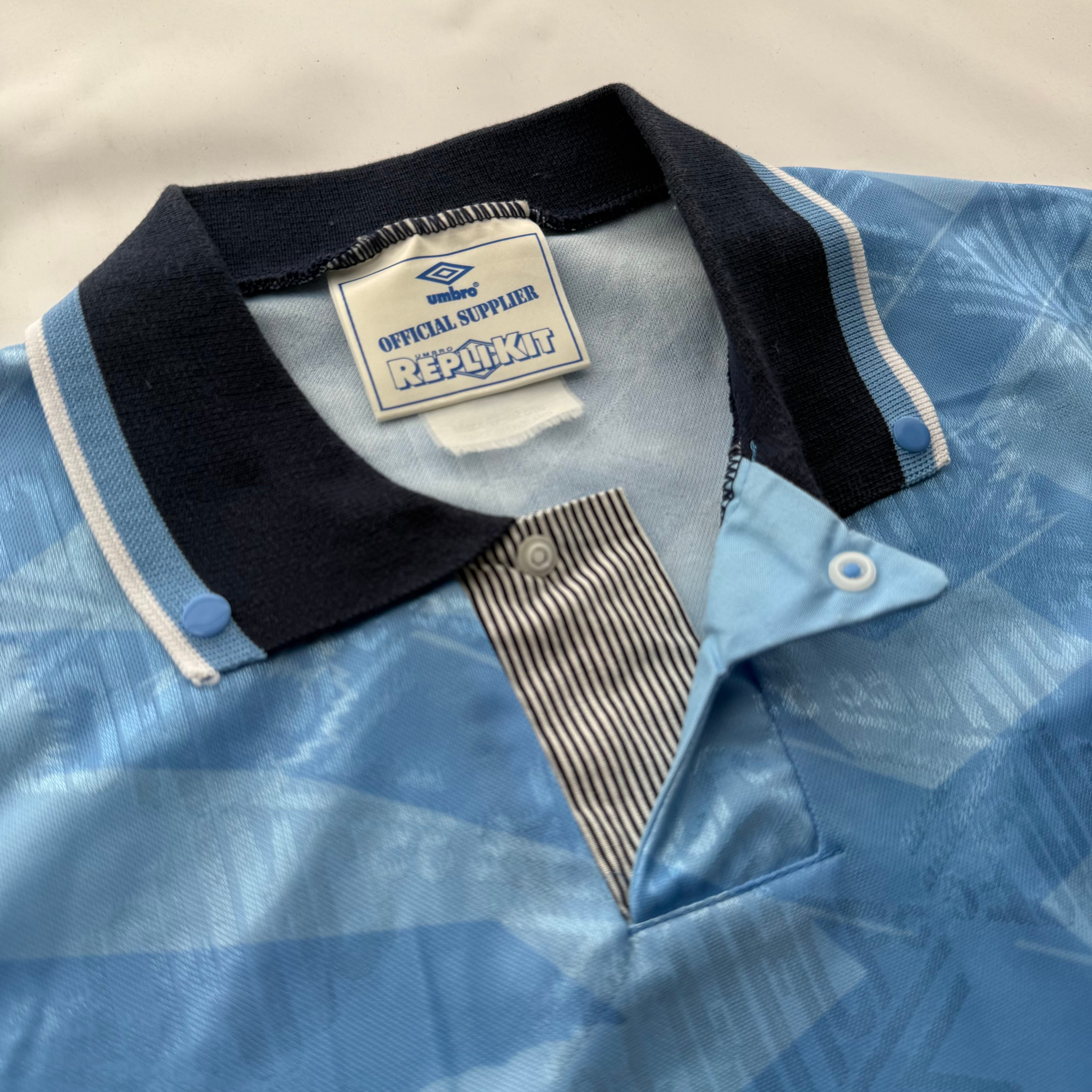 91's〜93's Vintage ”Manchester City” Made in England Game Shirt