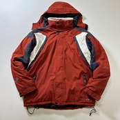 90s~ Salomon　スノーボードジャケット　ナイロン　マウンテンパーカー　サロモン　レンガ色　L 古着