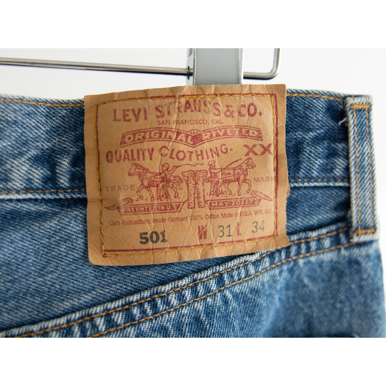 LEVI'S 501 FOR WOMEN】Made in U.S.A. 90's Straight Denim